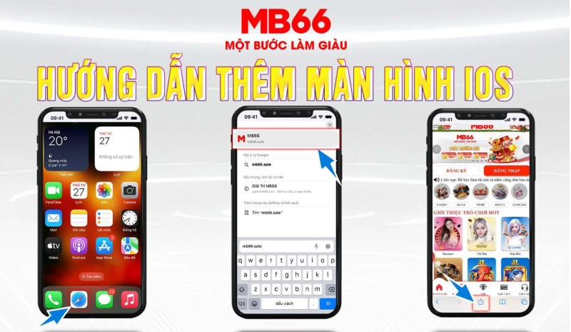 Tải app Mb66 cực kỳ nhanh chóng trên Iphone: